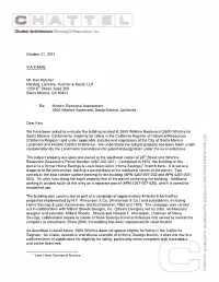 October 21, 2011 VIA E-MAIL Mr. Ken Kutcher