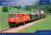 2018 H0e Program 2018