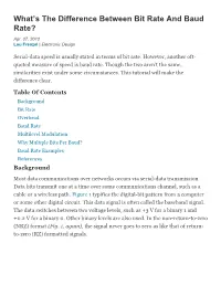 Bit & Baud Rate
