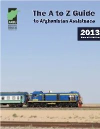 Download from and Most Are Available in Hardcopy from the AREU Office in Kabul