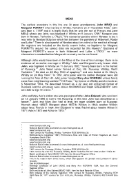 Mead Narrative