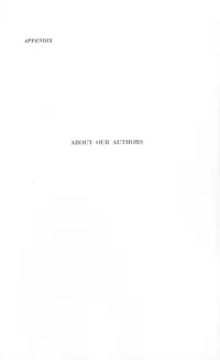 ABOUT OUR AUTHORS ABOUT OUR AUTHORS ".Loru.Caleiu, /If/ up Your Head