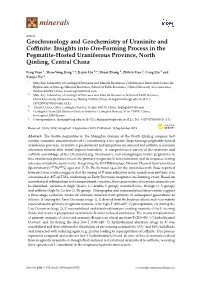 Geochronology and Geochemistry of Uraninite and Coffinite