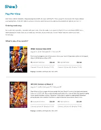 Pay-Per-View