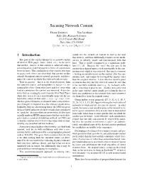 Securing Network Content