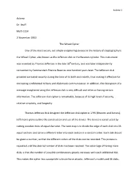 Aubrey's Paper on the Wheel Cipher