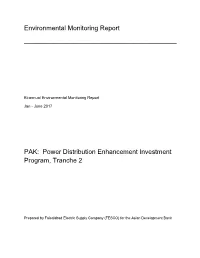 Environmental Monitoring Report ______
