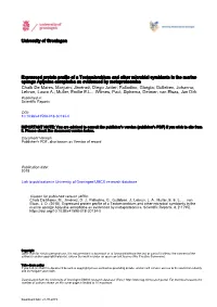 Expressed Protein Profile of a Tectomicrobium and Other Microbial