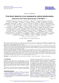 First Direct Detection of an Exoplanet by Optical Interferometry Astrometry and K-Band Spectroscopy of HR 8799 E?,??
