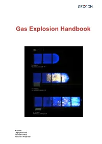 Gas Explosion Handbook
