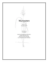 Manoomin (Wild Rice) Seeding Guidelines