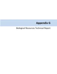 Mesa Wind Repower Project, Appendix G, Biological Resources