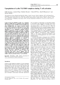 Upregulation of Cyclin T1/CDK9 Complexes During T Cell Activation
