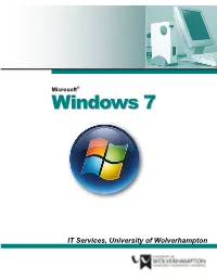 IT Services, University of Wolverhampton Microsoft