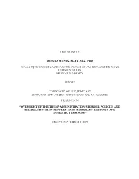 Martinez Written Testimony Final