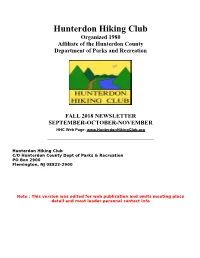 NEWSLETTER SEPTEMBER-OCTOBER-NOVEMBER HHC Web Page: ______