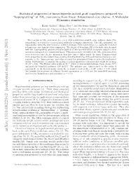 Statistical Properties of Linear-Hyperbranched Graft