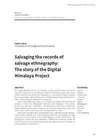 The Story of the Digital Himalaya Project