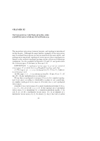 Topological Vector Spaces and Continuous Linear Functionals