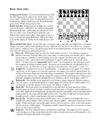 Basic Chess Rules