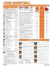 'Cuse BASKETBALL