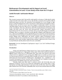 Hydropower Development and Its Impact on Local Communities in Laos: a Case Study of the Nam Ou 2 Project
