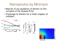 Nanopoulos by Mcintyre