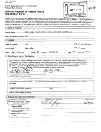 National Register of Historic Places Registration Form JUL I U