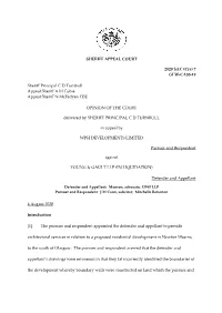 SHERIFF APPEAL COURT 2020 SAC (Civ) 7 GLW-CA30-19 Sheriff