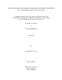 Structural Health Monitoring of the First Geosynthetic Reinforced Soil – Integrated Bridge System in Hawaii