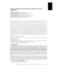 1 Toward an Adaptive Screencast Platform: Measurement and Optimization