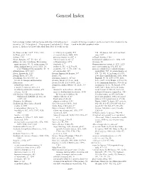 General Index