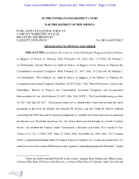 In the United States District Court for the District Of
