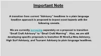 Side by Side Comparison for Advisory Products