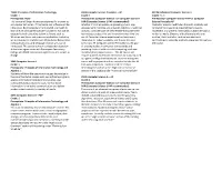 7910C Principles of Information Technology Credit: 1 Prerequisite