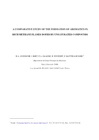 A Comparative Study of the Formation of Aromatics In