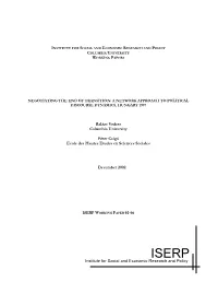 A Network Approach to Political Discourse Dynamics, Hungary 1997