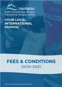 Fees & Conditions