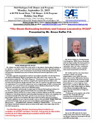 Mid-Michigan SAE, AFS, ASM Dinner and Program