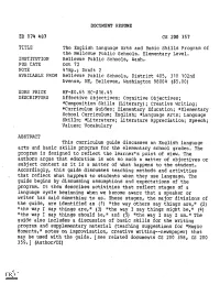 The English Language Arts and Basic Skills Program of Bellevue Public Schools, Wash, PUB CATE Oct 72 AVAILABLE from Bellevue