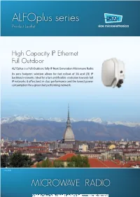 Alfoplus Series Product Leaflet