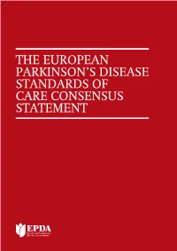 EPDA Consensus Statement