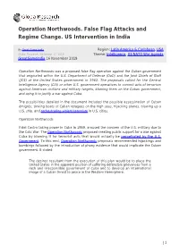 Operation Northwoods. False Flag Attacks and Regime Change. US Intervention in India