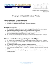 Overview of Nutrition Policies