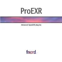 Proexr Manual