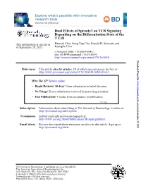 T Cell Depending on the Differentiation State of the Dual