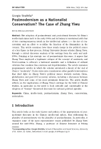 The Case of Zhang Yiwu