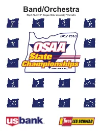 2018 OSAA Band-Orchestra Program