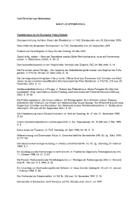 Carl Christian Von Weizsäcker Select List of Publications Contributions To