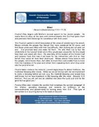 Devarim (Deuteronomy) 7:12 – 11:25 Parshat Ekev Begins with Moshe's